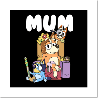 mum queen style Posters and Art